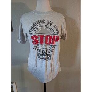 Stop Diabetes graphic tshirt unisex sz m‎